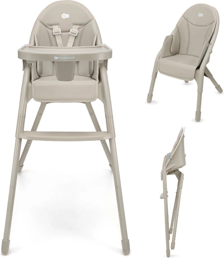 Seggiolone Kinderkraft Dinnly 2 in 1 beige