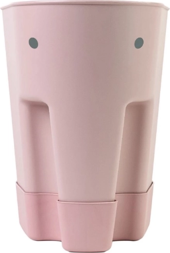 Shnuggle Ellie cestino portaoggetti per giocattoli da vasca blush pink