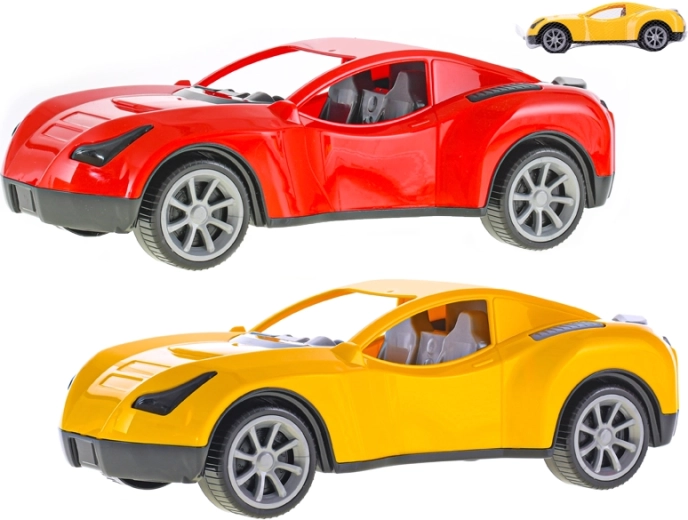 Auto sportiva 38 cm a ruote libere, 2 colori