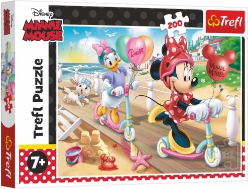 Puzzle 200 pezzi Minnie sulla spiaggia Disney Minnie