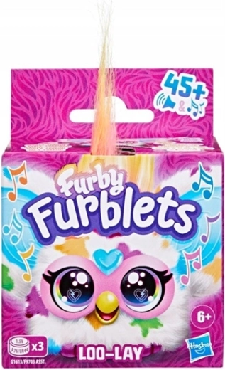 Furby Furblets Loo-Lay mini peluche interattivo con clip