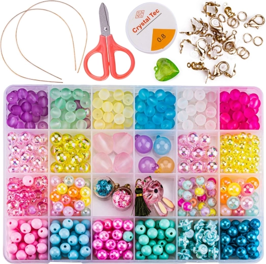 Set di perline per creare braccialetti e gioielli
