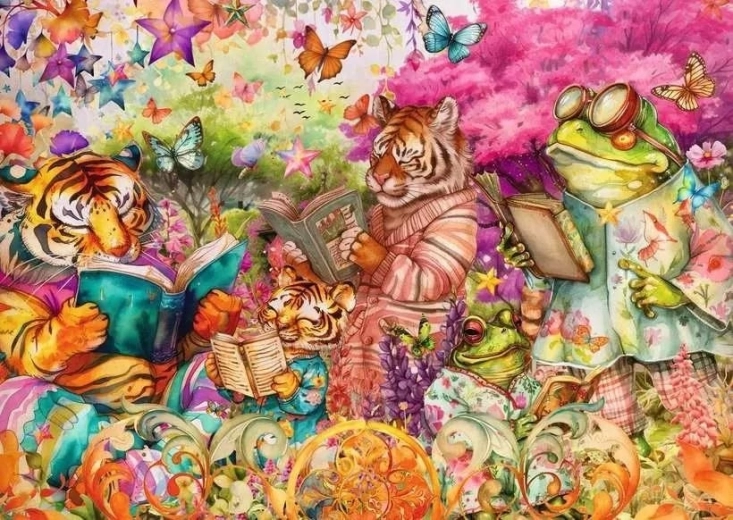 Puzzle Ravensburger Club del Libro 1000 pezzi