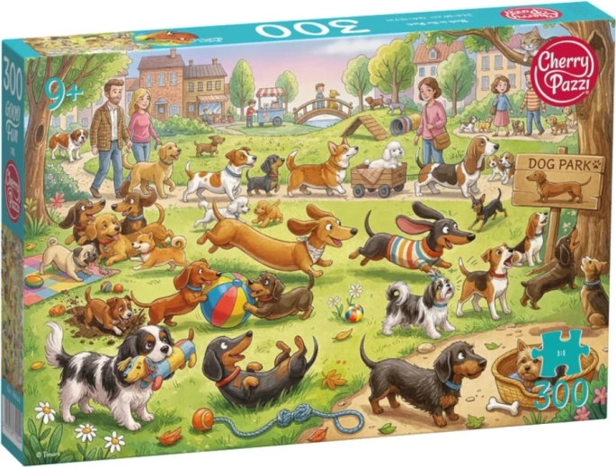 Puzzle Cherry Pazzi Cani al parco da 300 pezzi