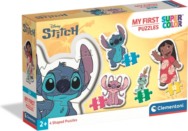 I miei primi puzzle 3-6-9-12 STITCH di Clementoni