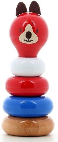 Torre impilabile in legno cane Lucien