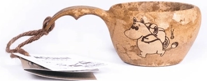 Kupilka bicchierino per bambini Moomintroll 120 ml, marrone