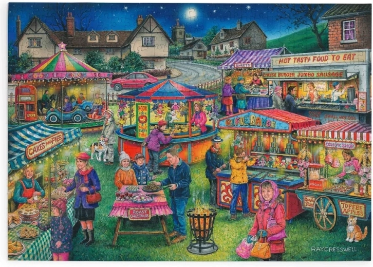 HOP Puzzle Festa del villaggio, 500 pezzi grandi