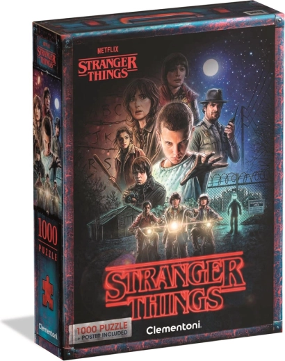 Puzzle 1000 pezzi NETFLIX STRANGER THINGS – poster di Clementoni