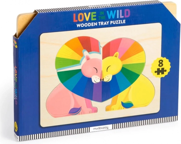 Puzzle di legno Mudpuppy Amore nella natura
