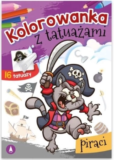 Tattoo pirata – tatuaggi lavabili e album da colorare