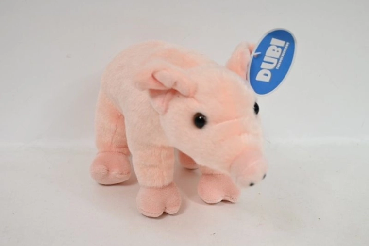 Maialino rosa di peluche 22 cm