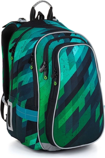 Zaino scolastico verde-blu Topgal LYNN