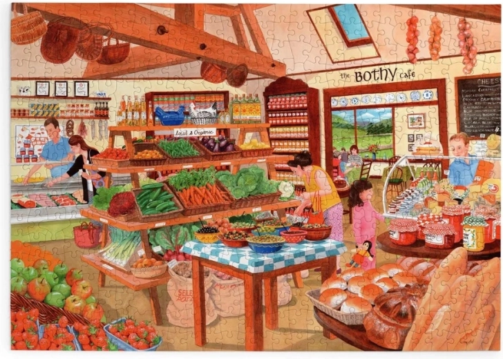Puzzle Negozio di specialità gastronomiche, 500 pezzi grandi