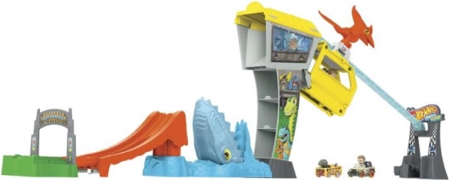 Pista di corsa Hot Wheels Mondo Giurassico