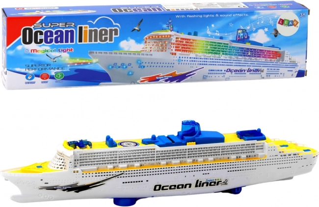 Nave da escursione interattiva con luci, suoni e funzione di evitamento degli ostacoli