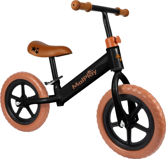 Bicicletta senza pedali LUWIK nero-marrone