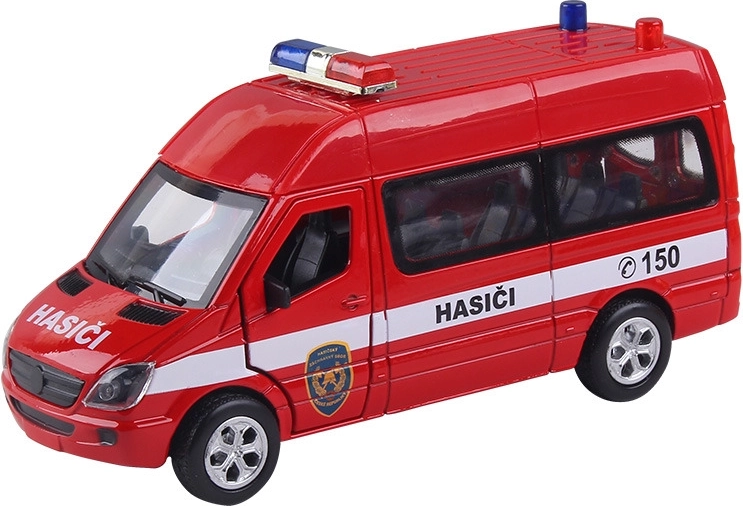 Auto dei pompieri con effetti sonori e luminosi