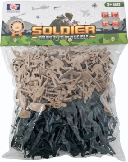 Soldatini di plastica – set di figurine per scene di battaglia