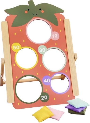 Jabadabado gioco di lancio sacchetti bean bag fragola