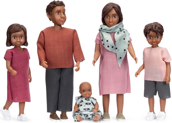 Lundby set di personaggi per casa delle bambole Nikki (5 pz)