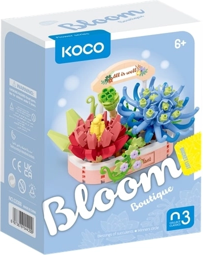 KOCO succulente in vaso – blu