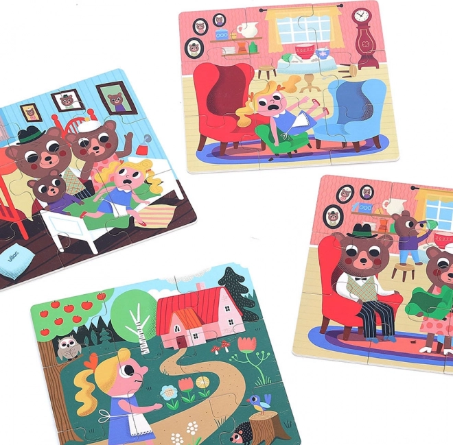 Vilac puzzle in legno Raperonzolo 4 in 1