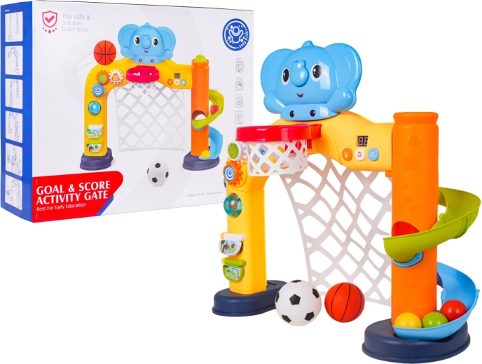 Porta interattiva multifunzione con elefantino - 1 pezzo