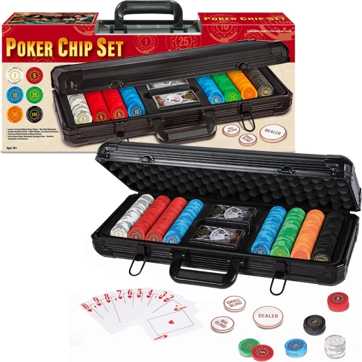 Set da poker ProPoker Elite 400 con fiches da 14 g