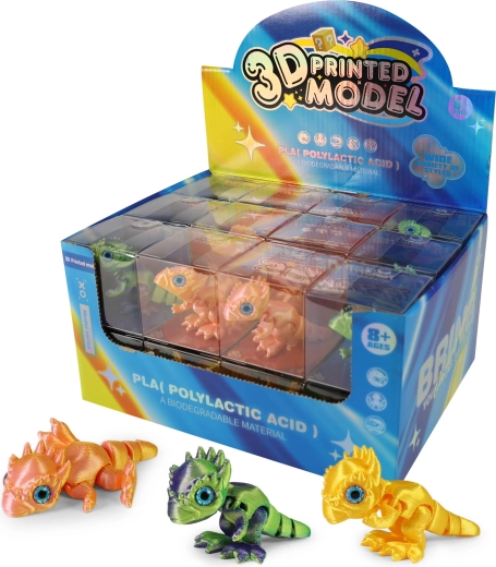 Dinosauro magico 3D 9 cm - 1 pezzo