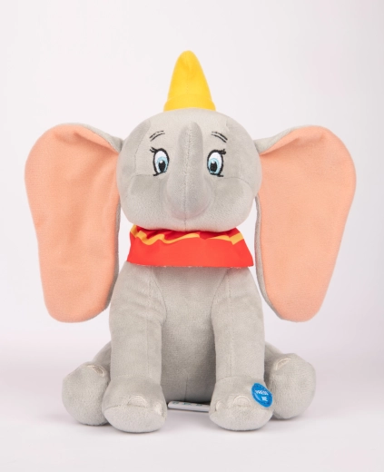 Elefante di peluche Disney Dumbo con suono 20 cm