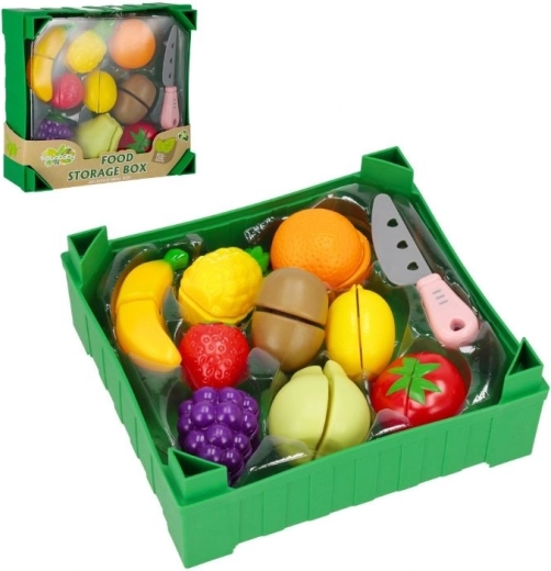 Frutta e verdura da tagliare in box