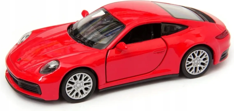 Modello in metallo Welly Porsche 911 Carrera 4S 1:34 rosso