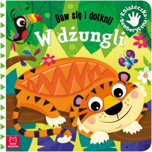 gioca e tocca: nella giungla – libro sensoriale per bambini