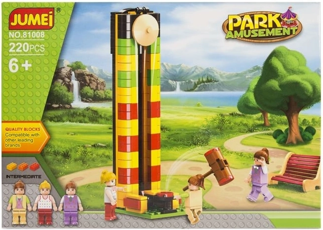 Set di costruzioni Jumei parco divertimenti 220 pezzi 30 × 21 cm - 1 pezzo