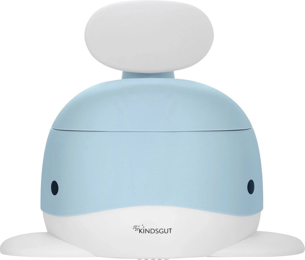 Kindsgut vasino per bambini a forma di balena azzurro chiaro - 1 pezzo