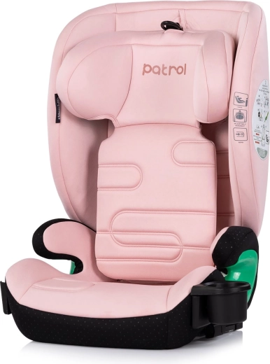 Seggiolino auto Chipolino Patrol i-Size ISOFIX powder pink 100–150 cm