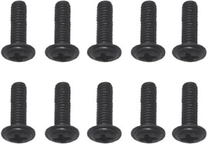 Viti Torento 2,5 × 6 × 10 mm (10 pz)