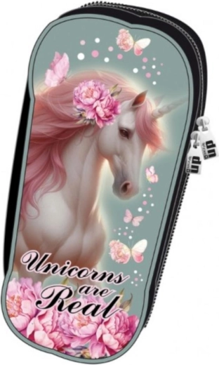 Astuccio a due scomparti Back me up Unicorns