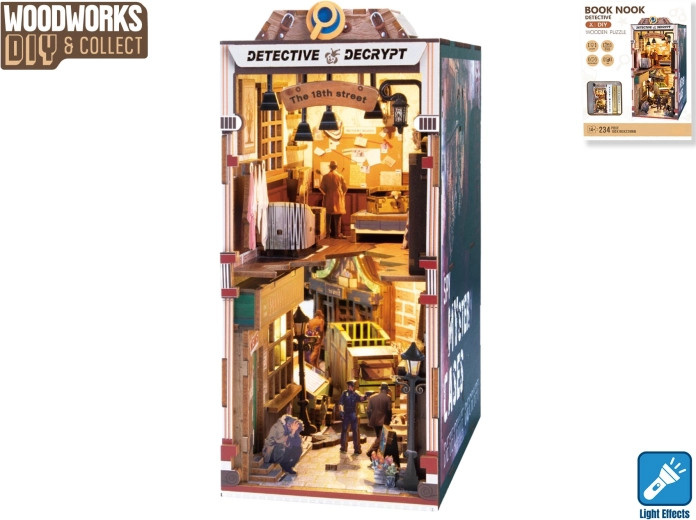 Costruzione in legno Detective con luce