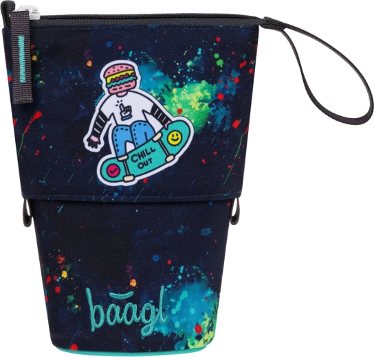 Astuccio scolastico verticale BAAGL Chill GRS