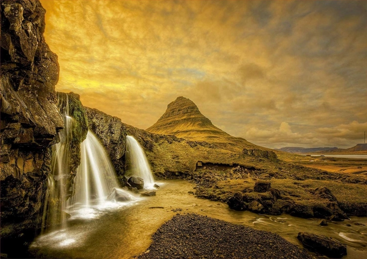 EDUCA Puzzle Cascata Kirkjufell, Islanda 1000 pezzi