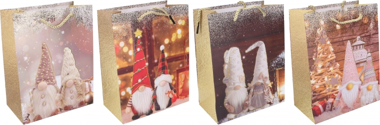 Busta regalo Natalizia M 26 × 32 × 10 cm