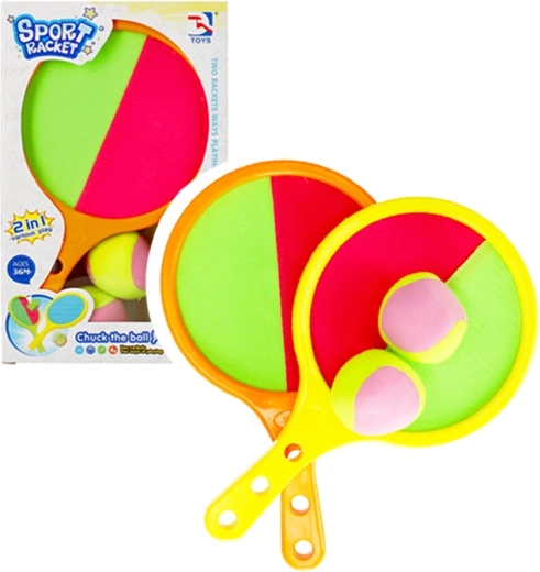 Set di racchette 2 in 1 catchball