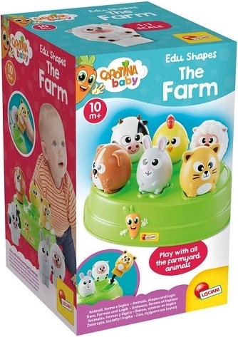 Lisciani Carotina Baby sorter di forme fattoria