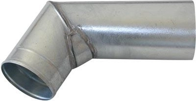 Gomito a V 100 mm in acciaio zincato