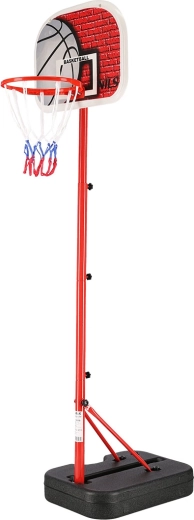 Canestro da basket mobile per bambini NILS con altezza regolabile
