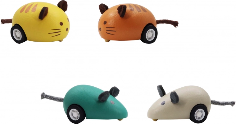 Animale di legno con ruote