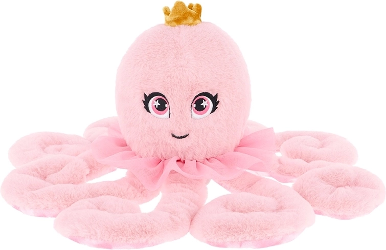Polpo di peluche rosa 30 cm KEEL
