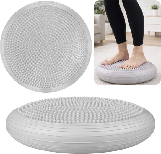 Disco propriocettivo sensomotorio riccio 34 cm – grigio